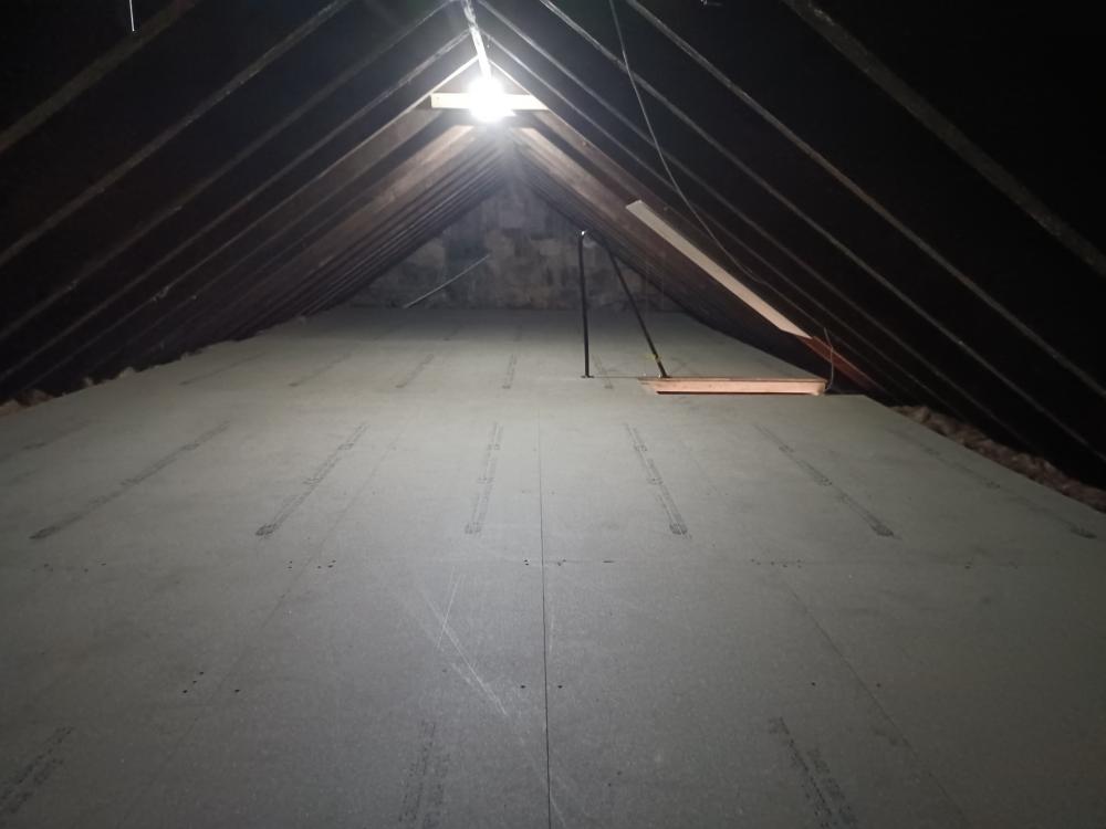 The Easiway Loft Ladder with flooring and a light examples  Gallery Main Photo